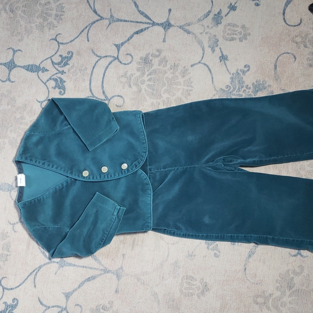 Vintage velvet suit